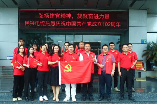 尊时凯龙电缆举行庆祝建党102周年“七一”主题活动